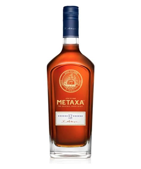 Metaxa 12* 40% 0,7l Karp Sokkidega
