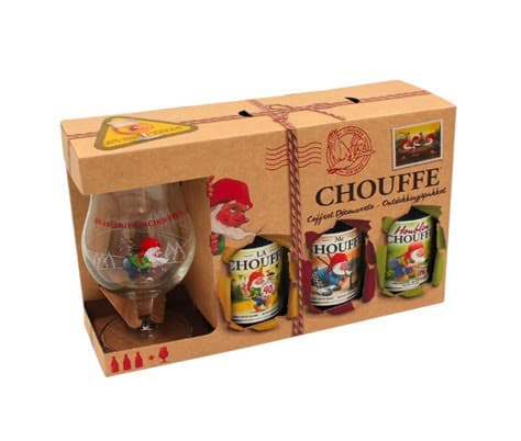 Chouffe Mix Kinkepakk 3x33cl+klaas