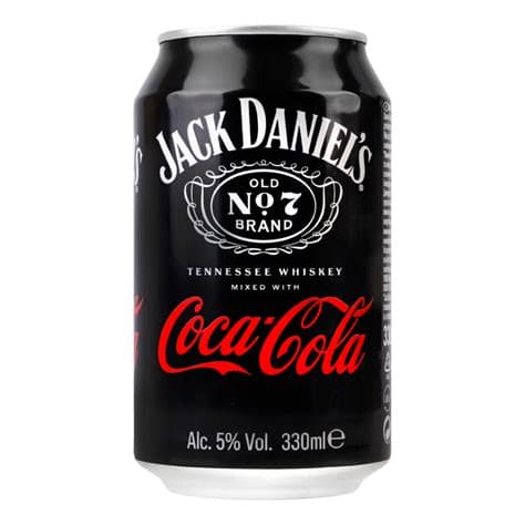 Jack Daniel´s Ja Coca-cola 5% 33cl Tin
