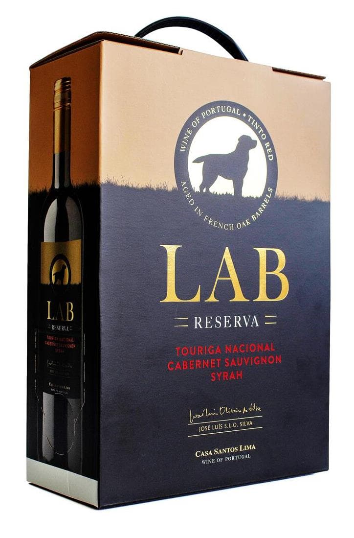 LAB Vinho Regional Lisboa Red Reserva 300cl BIB