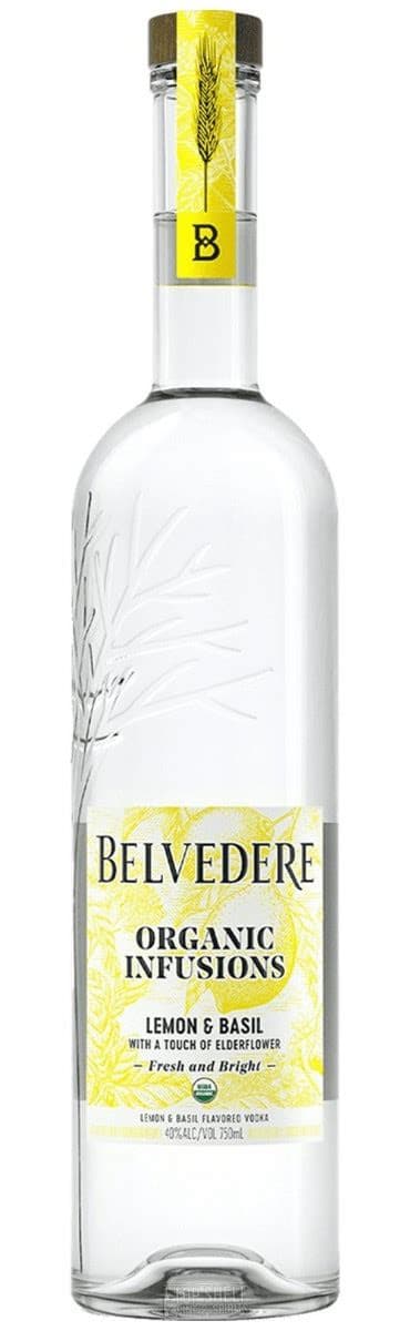 BELVEDERE Pure Lemon & Basil organic