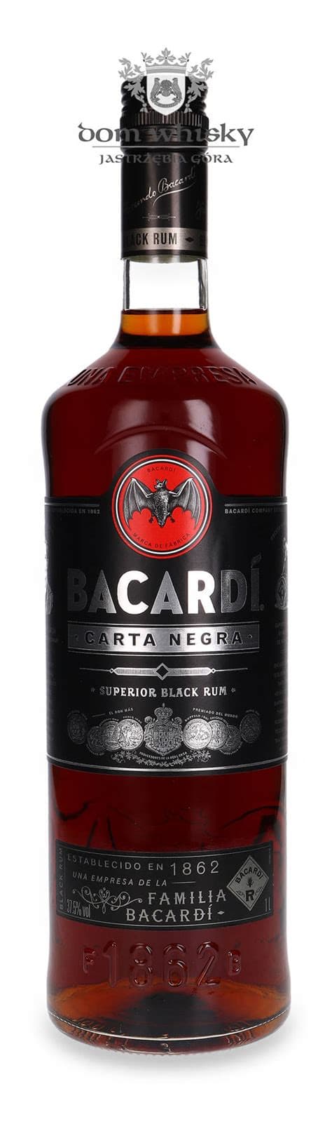 Bacardi Carta Negra 37,5% 1,0l