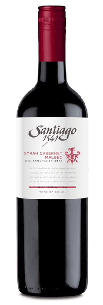 Santiago Syrah Cab-malbec 13% 75cl