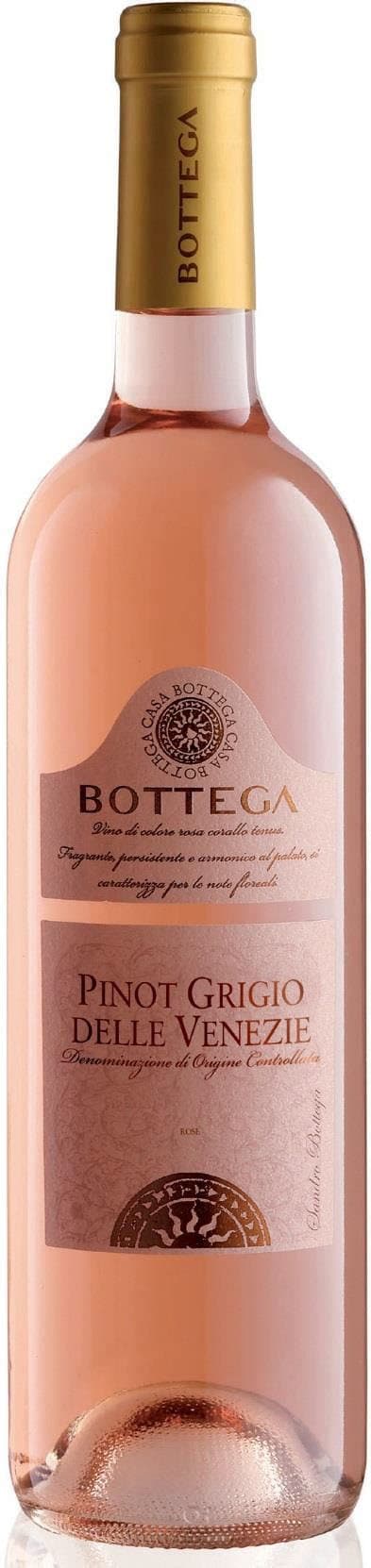 Bottega pinot grigio rose delle venezie doc'23 12% 75cl