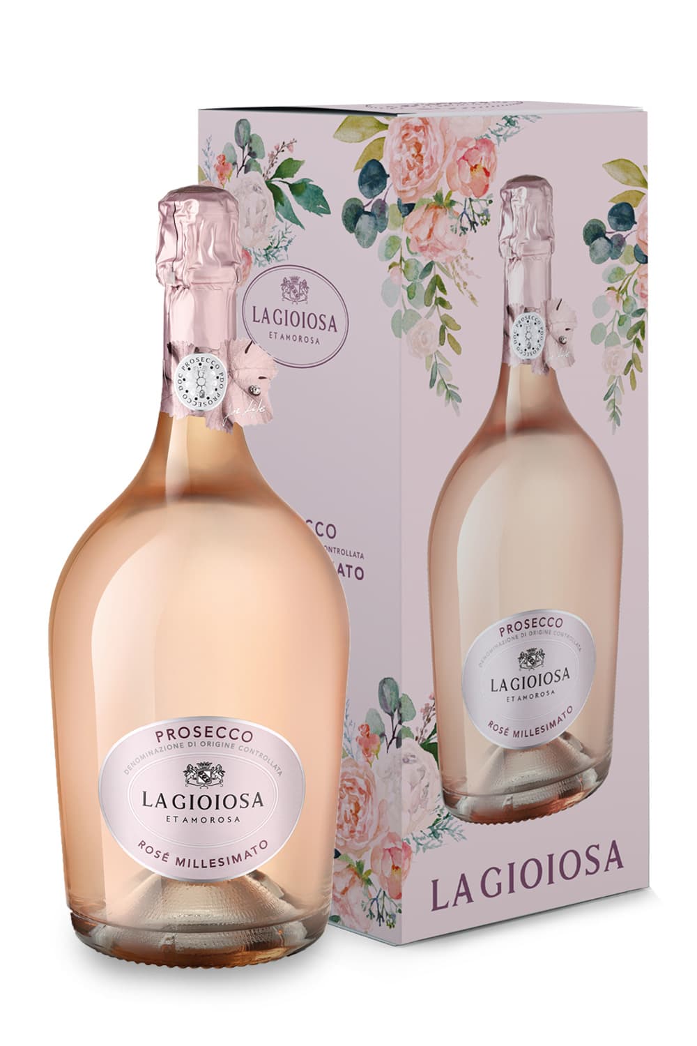 La Gioiosa Prosecco Rose Millesimato Brut 150cl giftbox