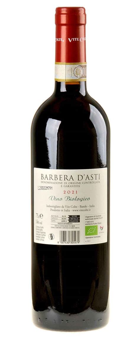 Vite Colte Barbera D'asti "rosso Fuoco"bio