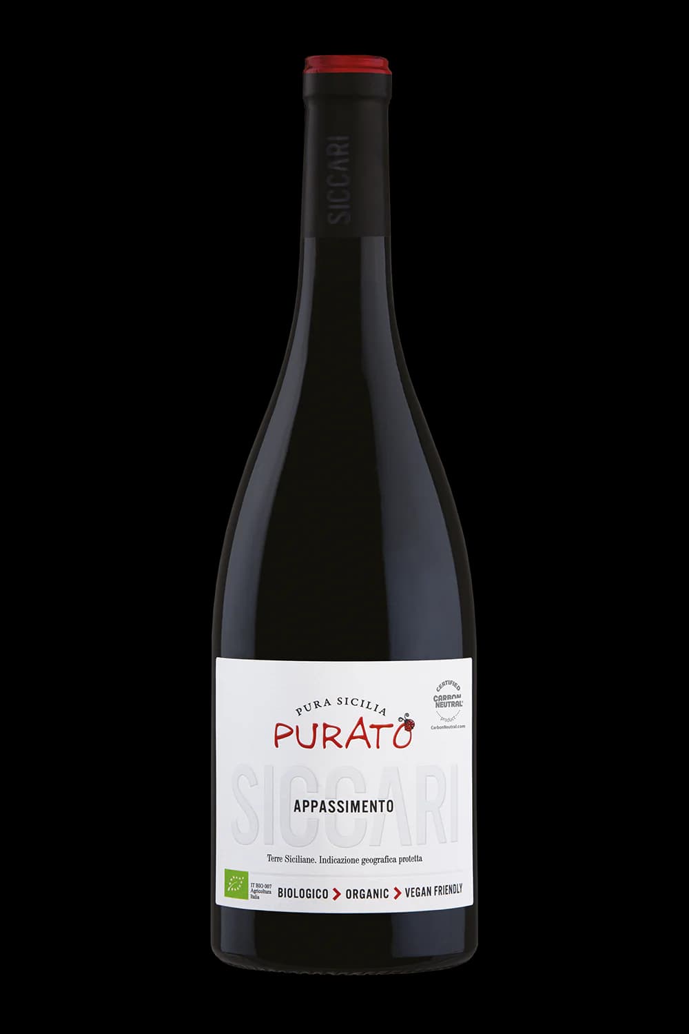 Purato Siccari Rosso Appassimentobio& Vegan