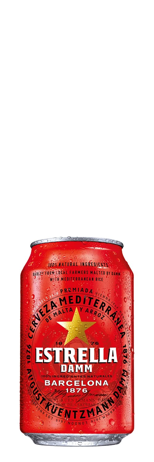 Estrella Damm Beer 33cl CAN