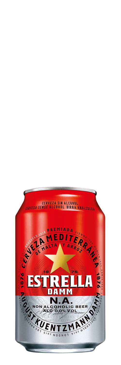 Estrella Damm Alcohol-Free Beer 33cl CAN