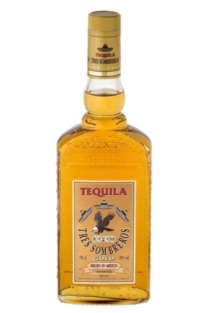 Tequila Tres Sombreros Gold 38% 0,7l