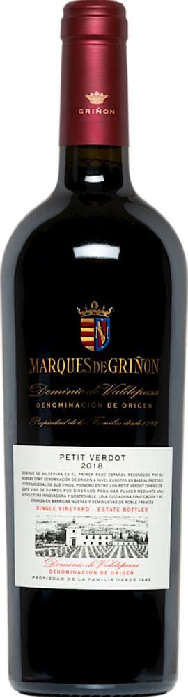 Marqués de Griñón Petit Verdot Dominio De Valdepusa 2019