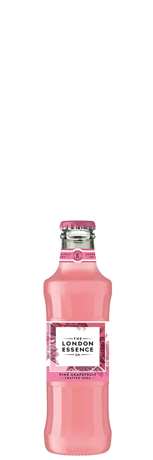 The London Essence Pink Grapefruit Crafted Soda Water 20cl